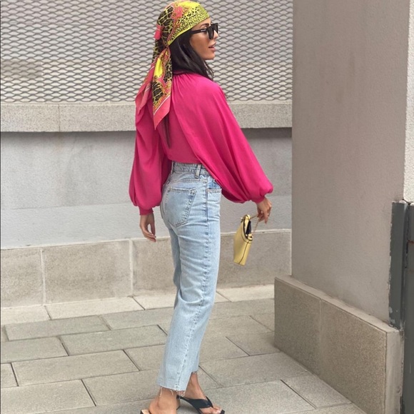 Zara puff sleeve top - Picture 7 of 16